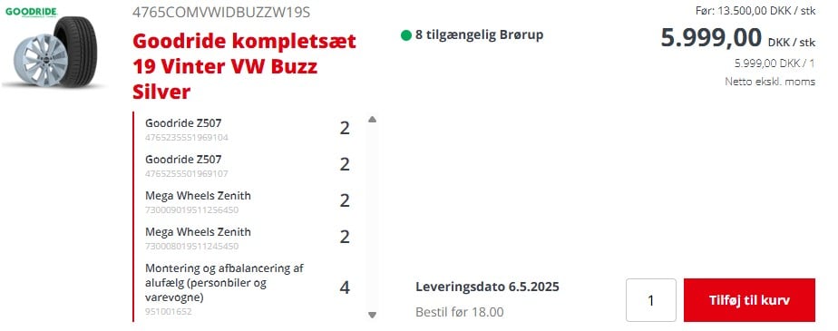 Hjulpakke