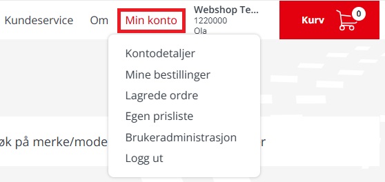 Kontodetaljer
