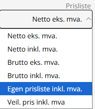Prisliste