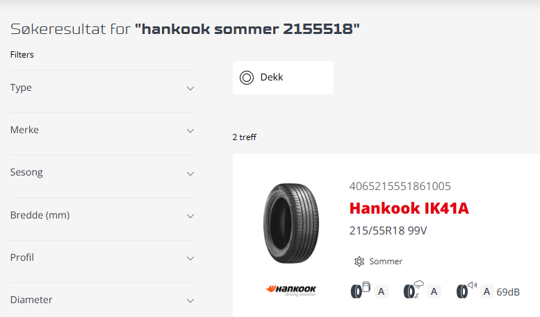 Søkeresultat